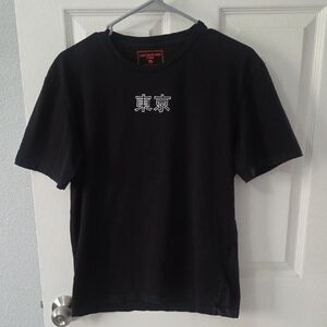 Jack & Jones Black Graphic Men's T-Shirt